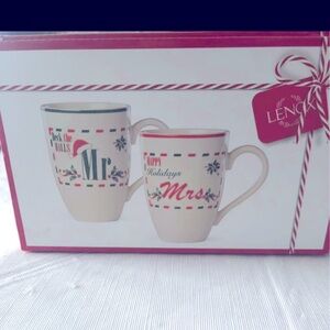 Lenox hosting for the holidays collection coffee mugs